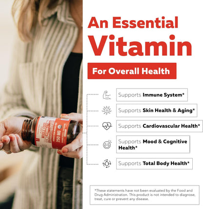 Organic Vitamin C - Whole Food from Fruit with Absorption Cofactors, 250 mg, 90 Capsules