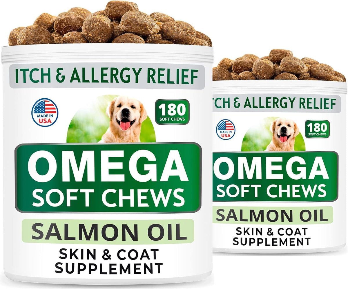 Omega-3 Fish Oil for Dogs – EPA & DHA Fatty Acids – 180ct - görsel 9