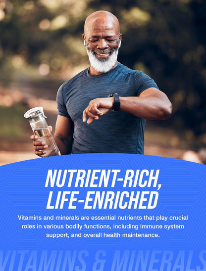 BulkSupplements.com Men's Multivitamin for Over 50 Softgels, 300 Count