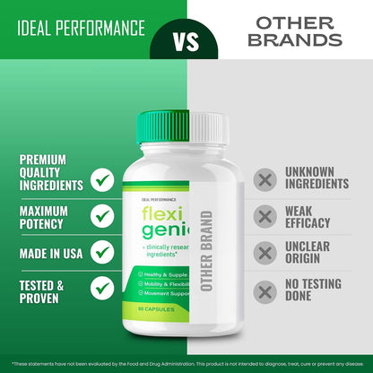 Flexigenics Capsules - Maximum Strength, All Natural Formula (5 Pack)