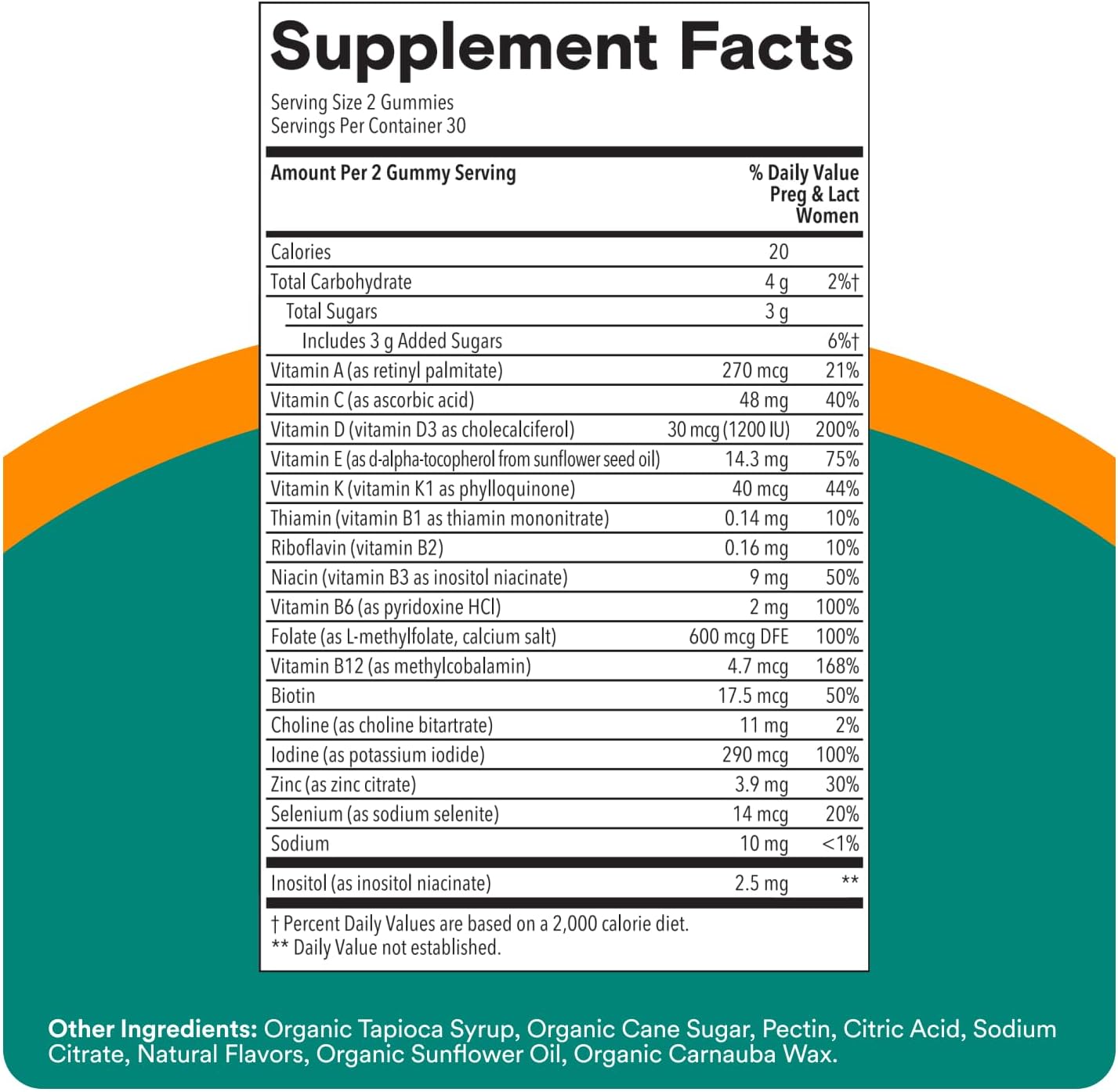 SmartyPants Prenatal Vitamin Gummies – 60 Gummies (30-Day Supply) - görsel 3