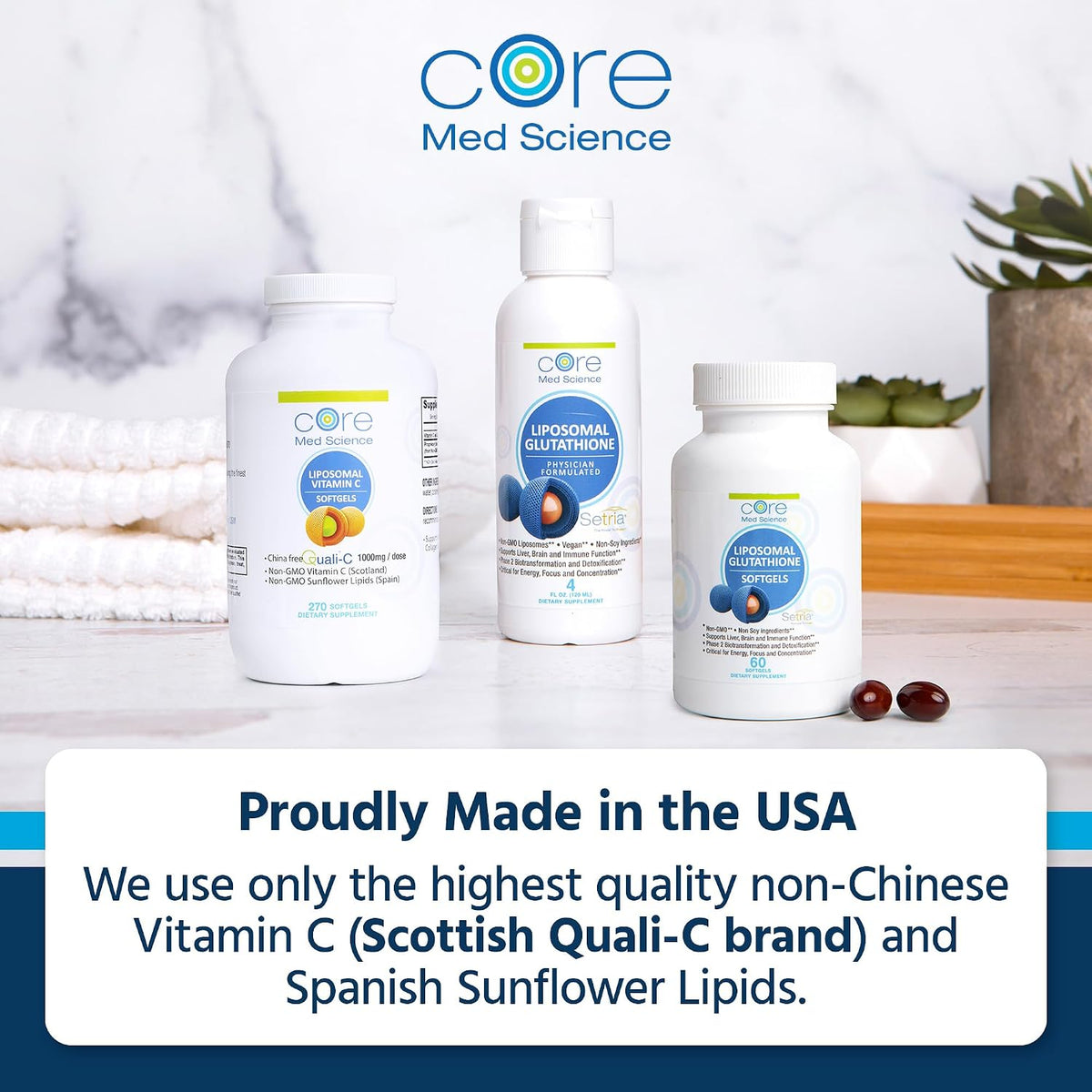 Core Med Science Liposomal Vitamin C 1000mg, 270 Softgels - görsel 7