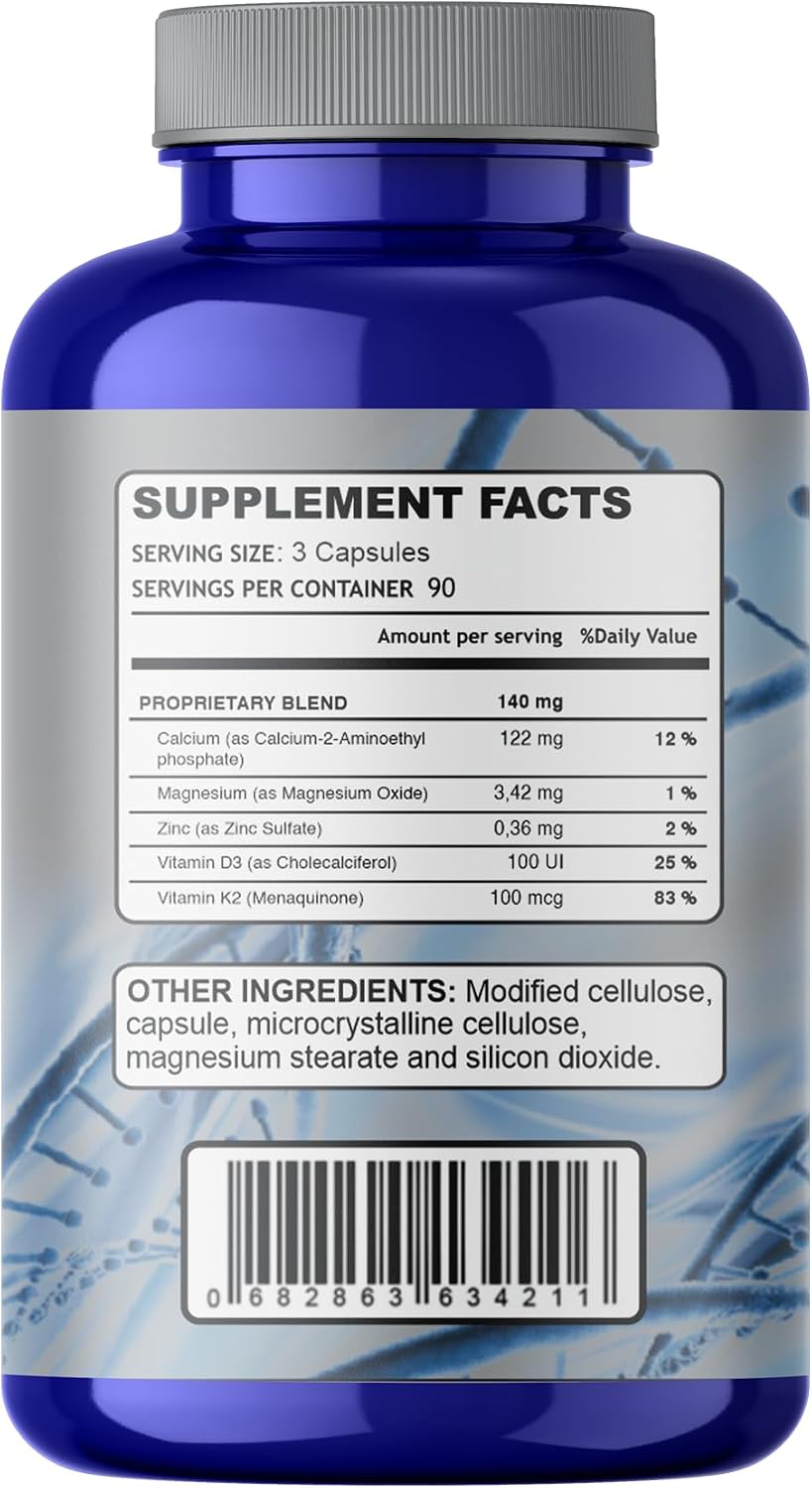 Phosphomax Fosfoetanolamina - Phosphoethanolamine Formula with Vitamin D3 & K2 - görsel 8