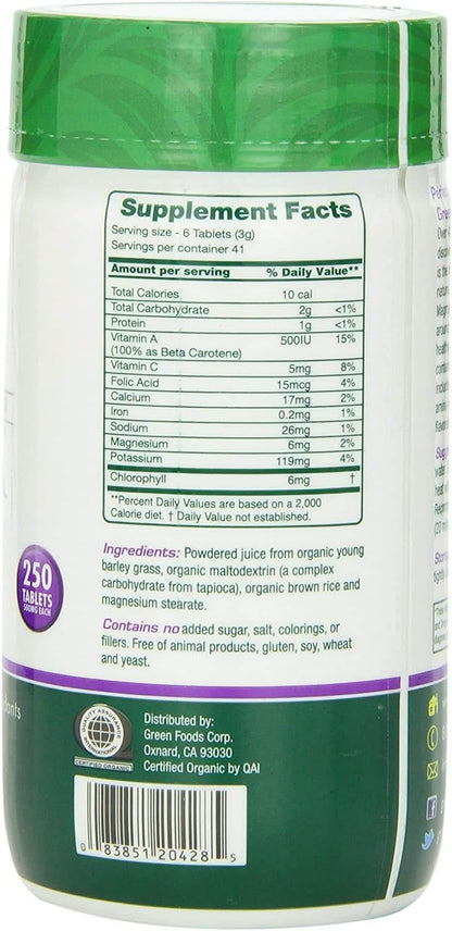 Green Foods Green Magma Nutritional Supplement, 500 Tablets