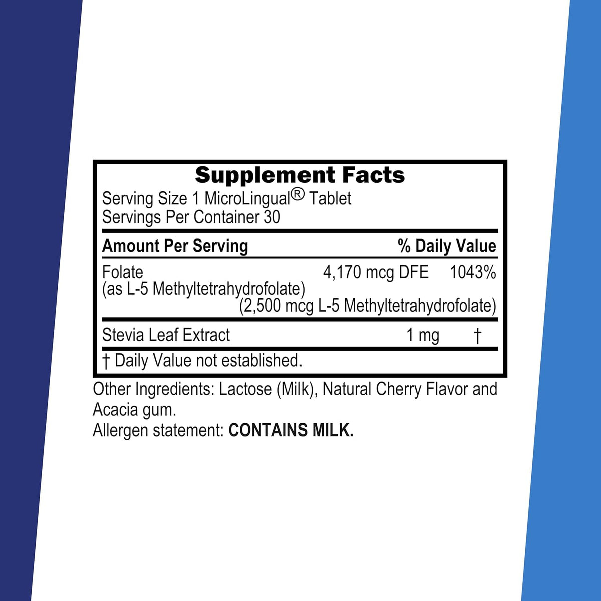 Superior Source Methyl Folate 2,500 mcg Sublingual Tablets, 30 Tablets - görsel 2