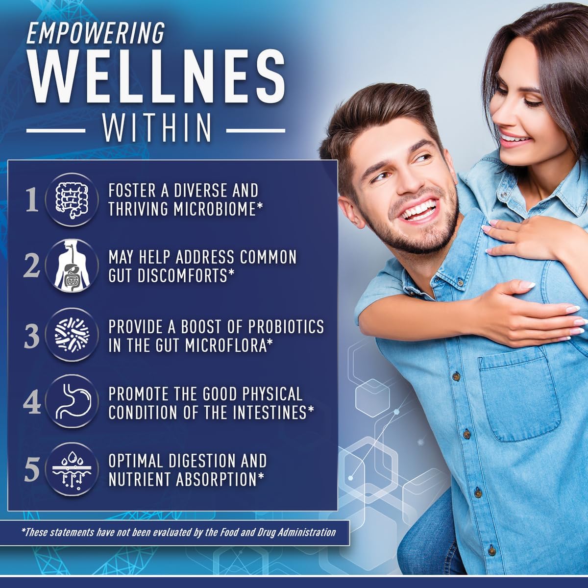 Purely Optimal Probiotics for Digestive Health, 60 Billion CFU – Delayed-Release with Digestive Enzymes & Organic Prebiotics, 30 Capsules - görsel 3