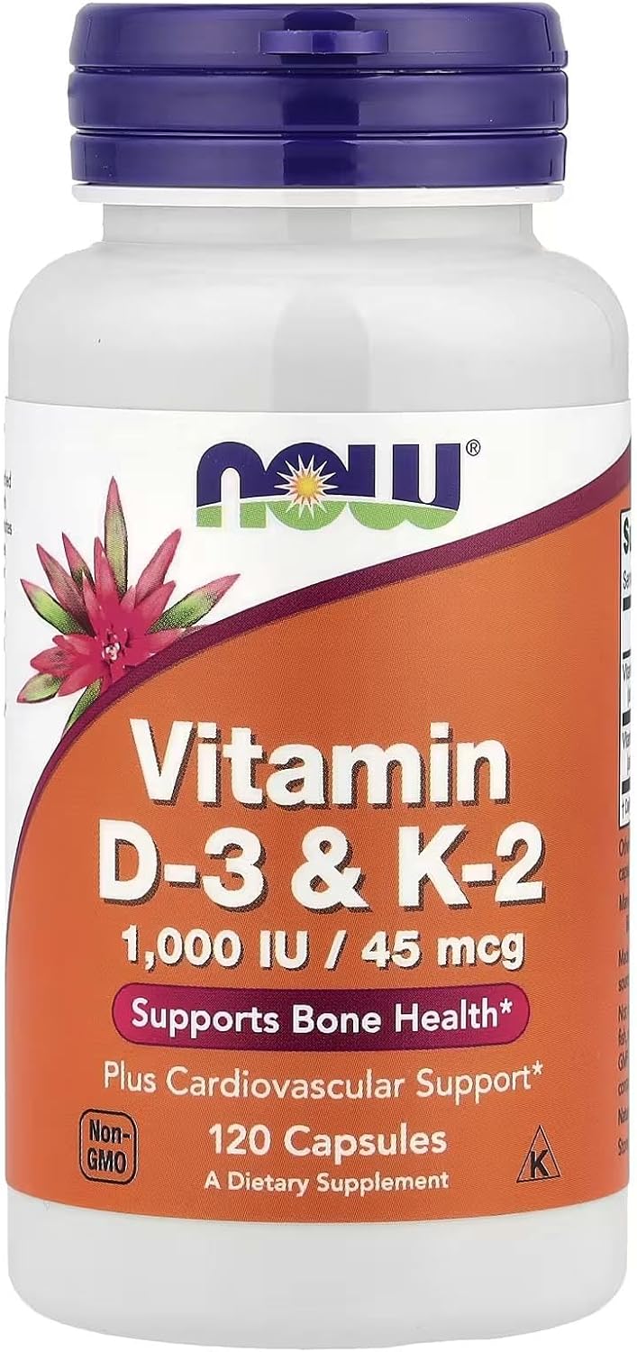 Vitamin D3 & K2 120 VegiCaps (Pack of 2) - görsel 1