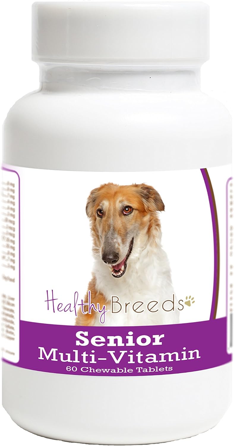 Healthy Breeds Borzois Senior Dog Multivitamin Tablets 60 Count - görsel 1