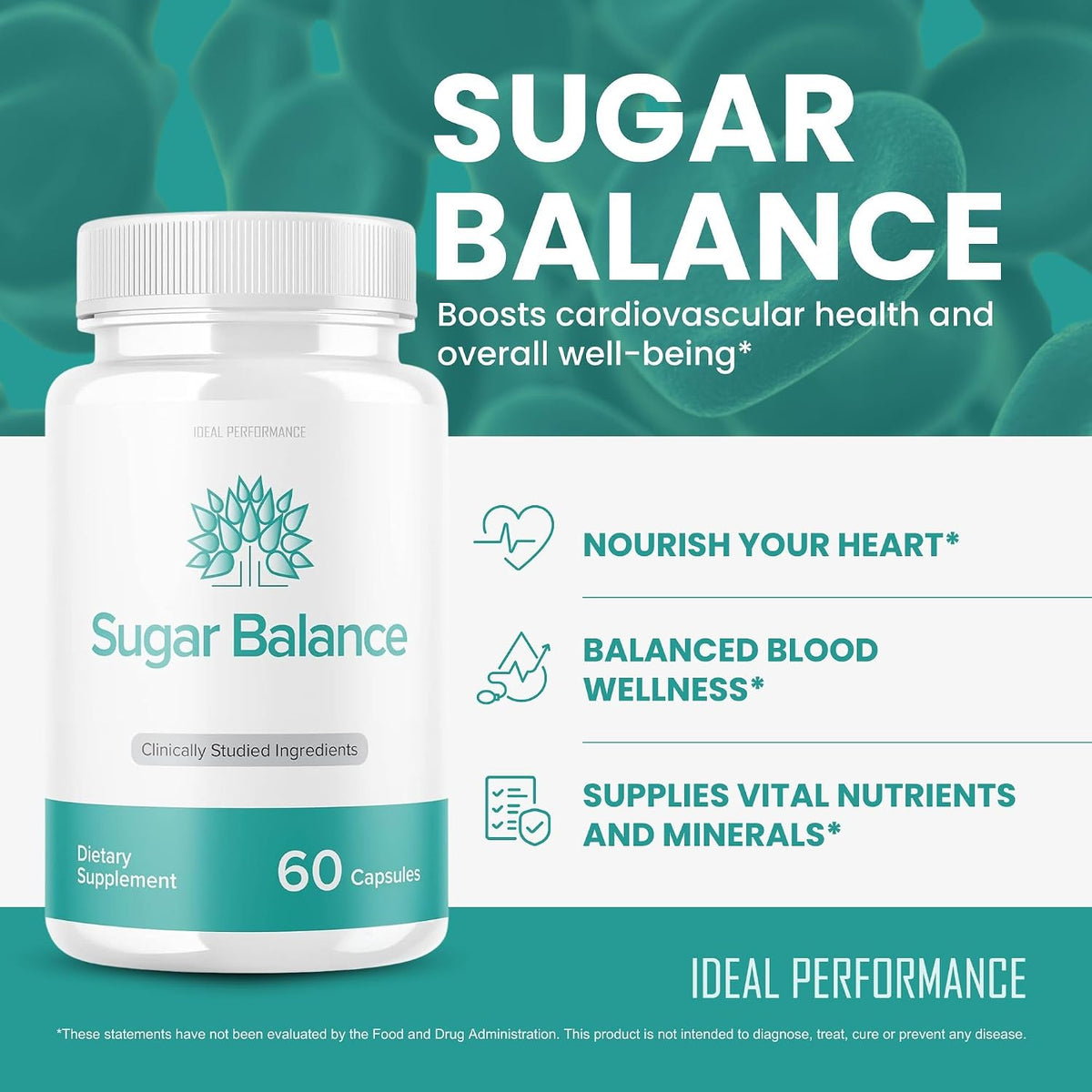 SugarBalance Capsules Food Supplement – Max Advanced Formula (5 Pack, 300 Capsules) - görsel 2