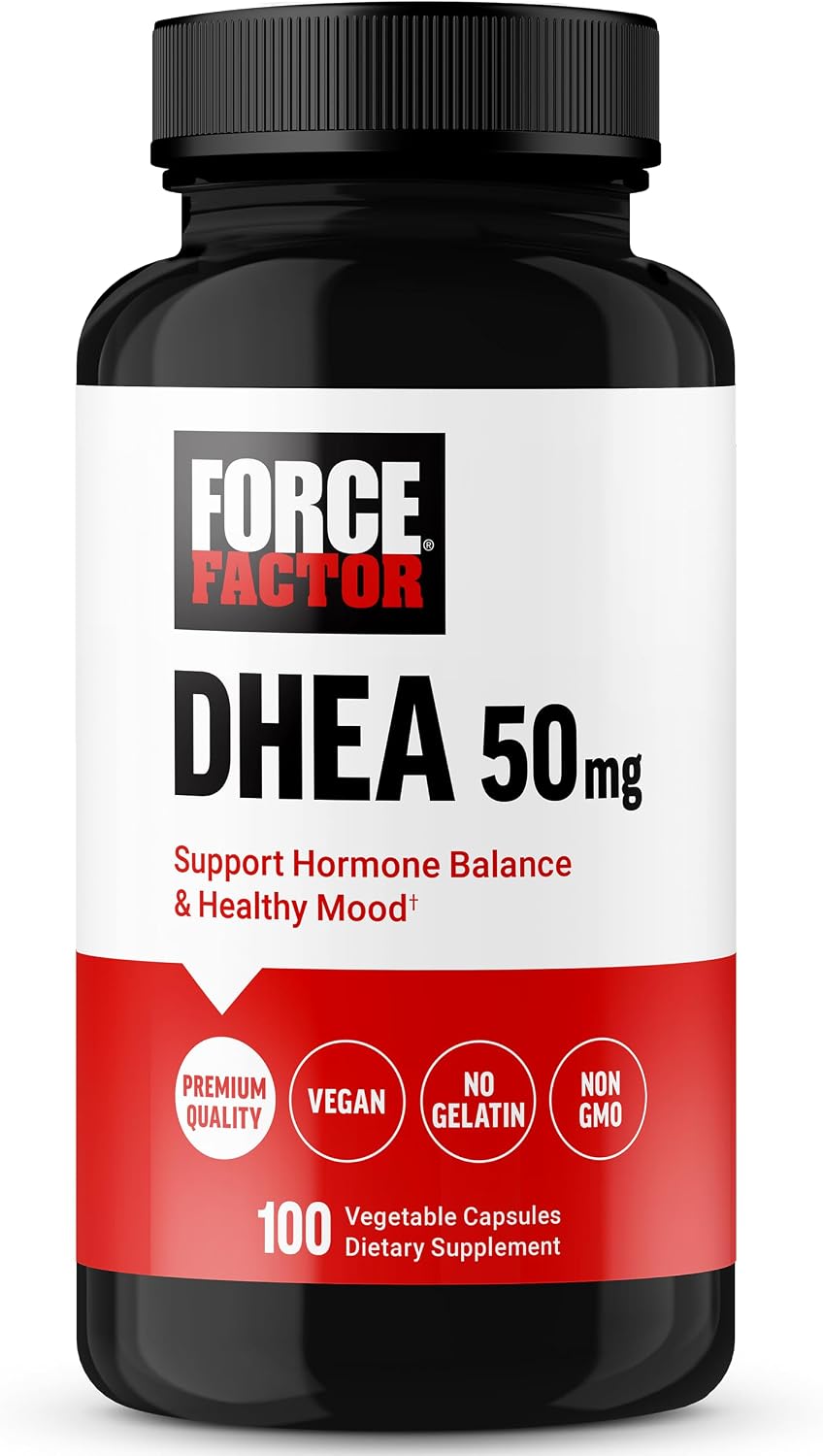 Force Factor DHEA 50 mg, 100 Vegetable Capsules - görsel 1