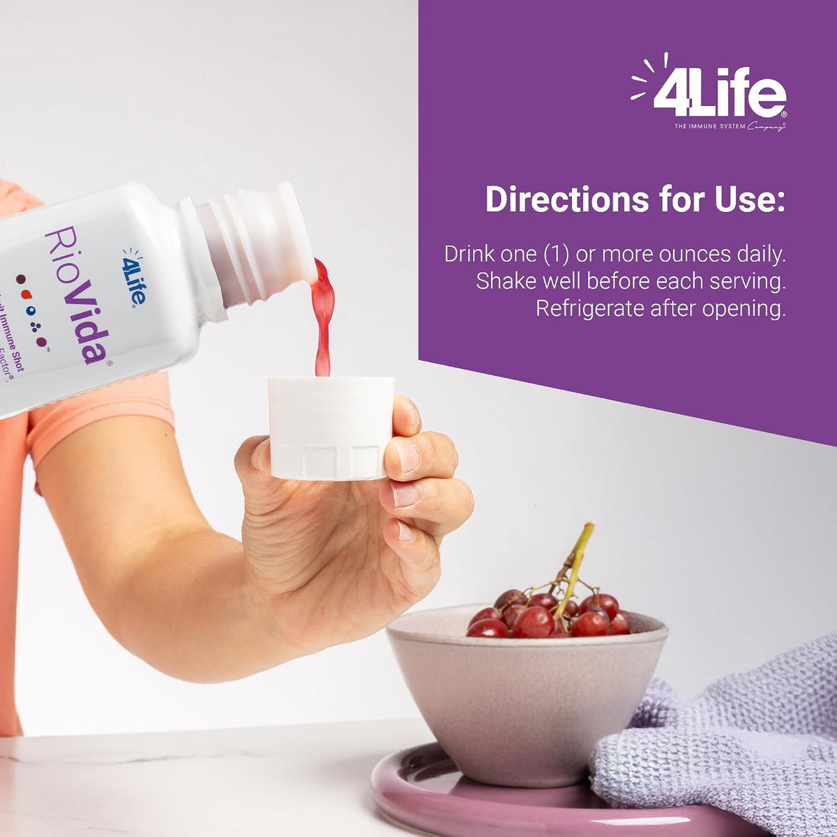 4Life Transfer Factor RioVida Superfruit Immune Shot, 30 Servings - görsel 5