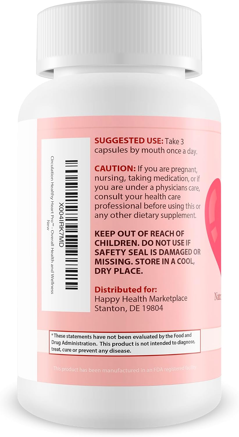 Circulation Healthy Heart Pro - Blood Flow Support Supplement - görsel 3