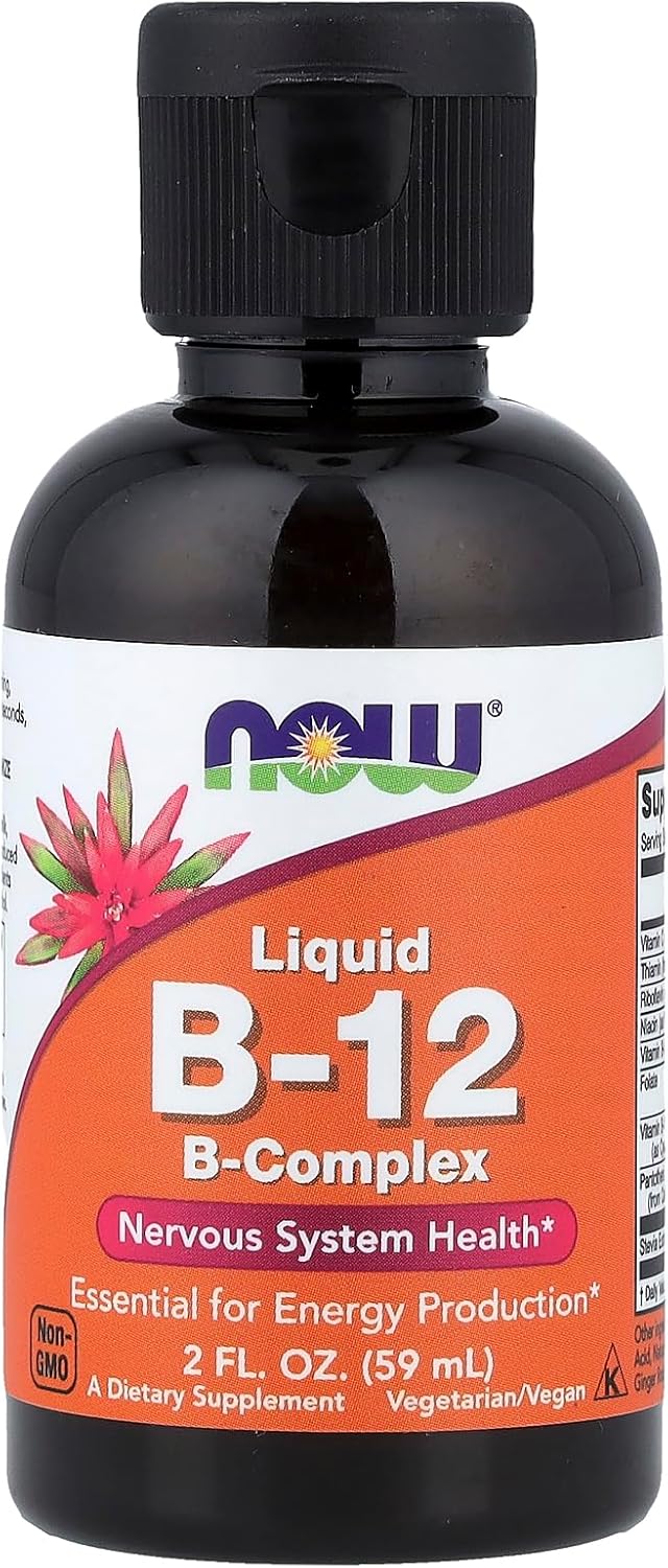 NOW Foods Liquid B-12 (B Complex) – 59 ml - görsel 1