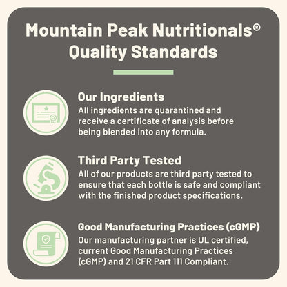 Mountain Peak Nutritionals Ultra High Multivitamin for Men & Women - with Vitamins A, B12, B6, C, D, E, Magnesium, Zinc, Folic Acid, Digestive Enzymes & Probiotics (180 Vegetarian Capsules)
