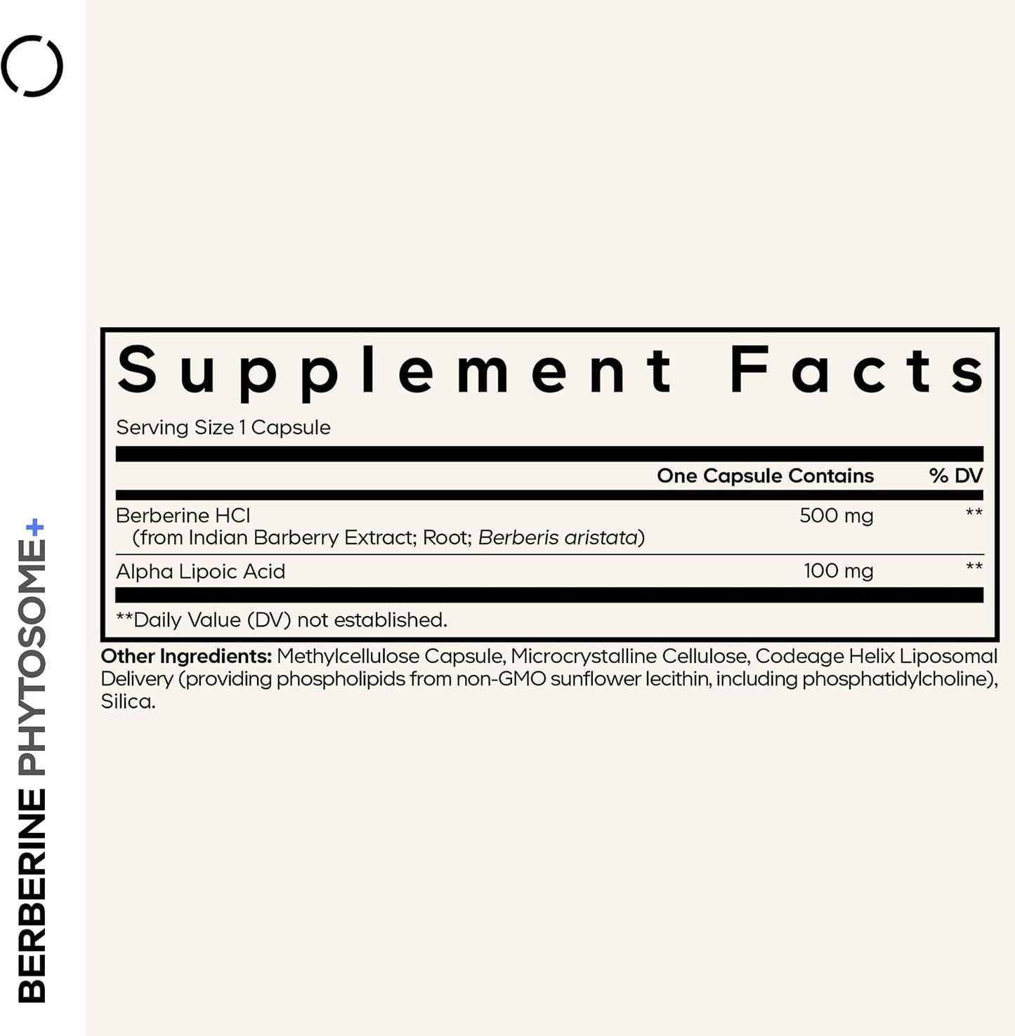 Codeage Berberine Phytosome Supplement - Berberine HCL with Alpha Lipoic Acid - 60 Capsules - görsel 2