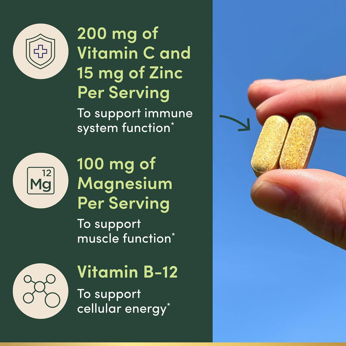 Nature’s Bounty High Potency Men’s Complete Multivitamin, Daily Men’s Health Vitamin for Heart Health and Immune Support, Men's Multivitamin for Strong Bones, Overall Health and Wellbeing, 100 Capsules - görsel 4
