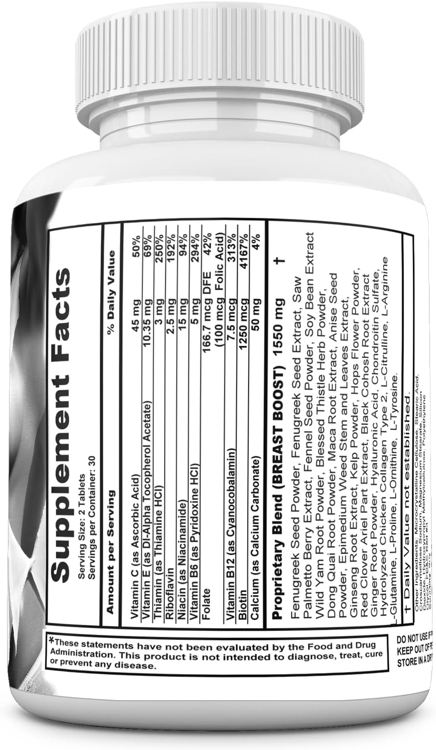 NIPPLEXAN Natural Nipple Enhancement Tablets – 60 Tablets - görsel 6