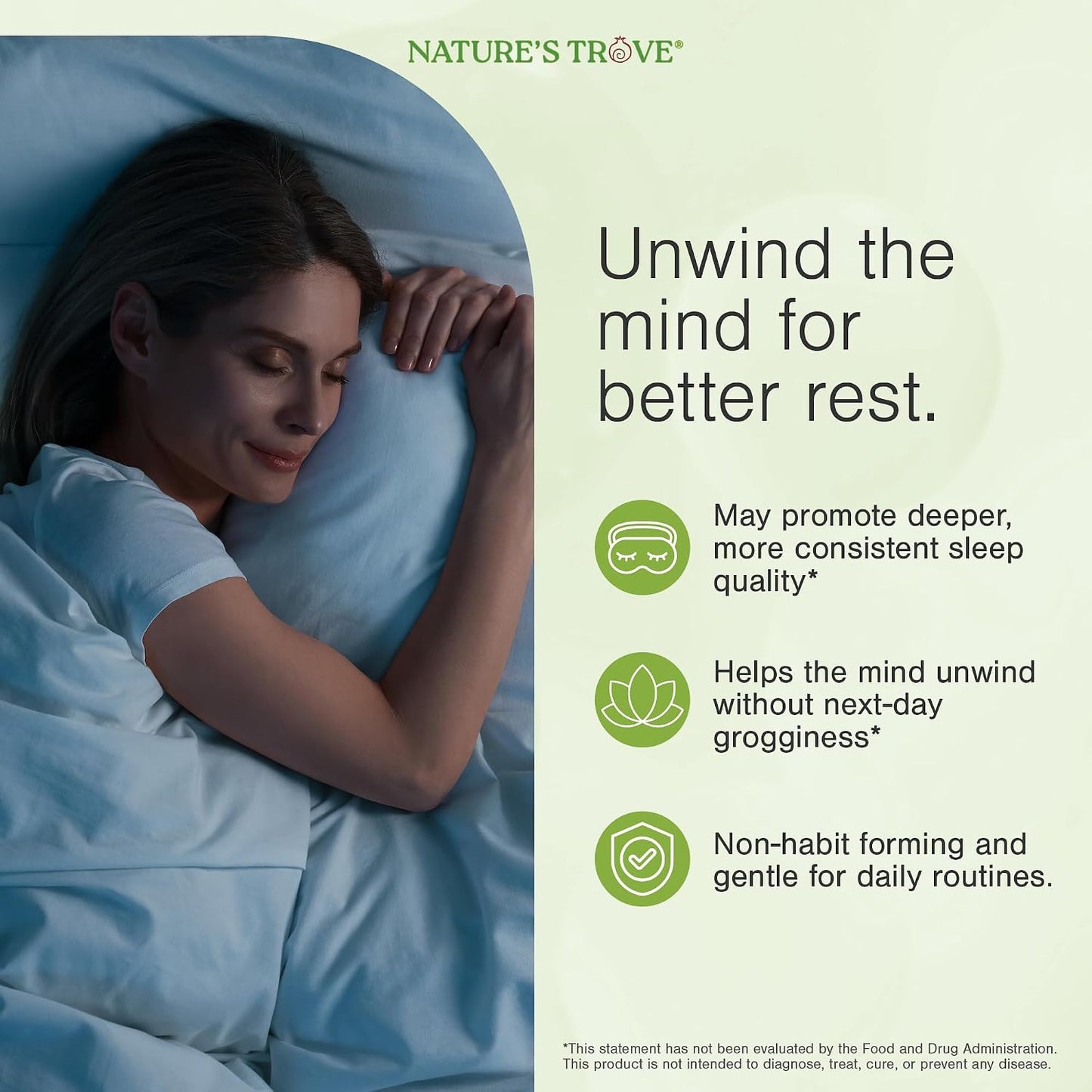 Nature's Trove L-Theanine 200mg - 365 Vegetarian Capsules (Super Value Size) - görsel 6