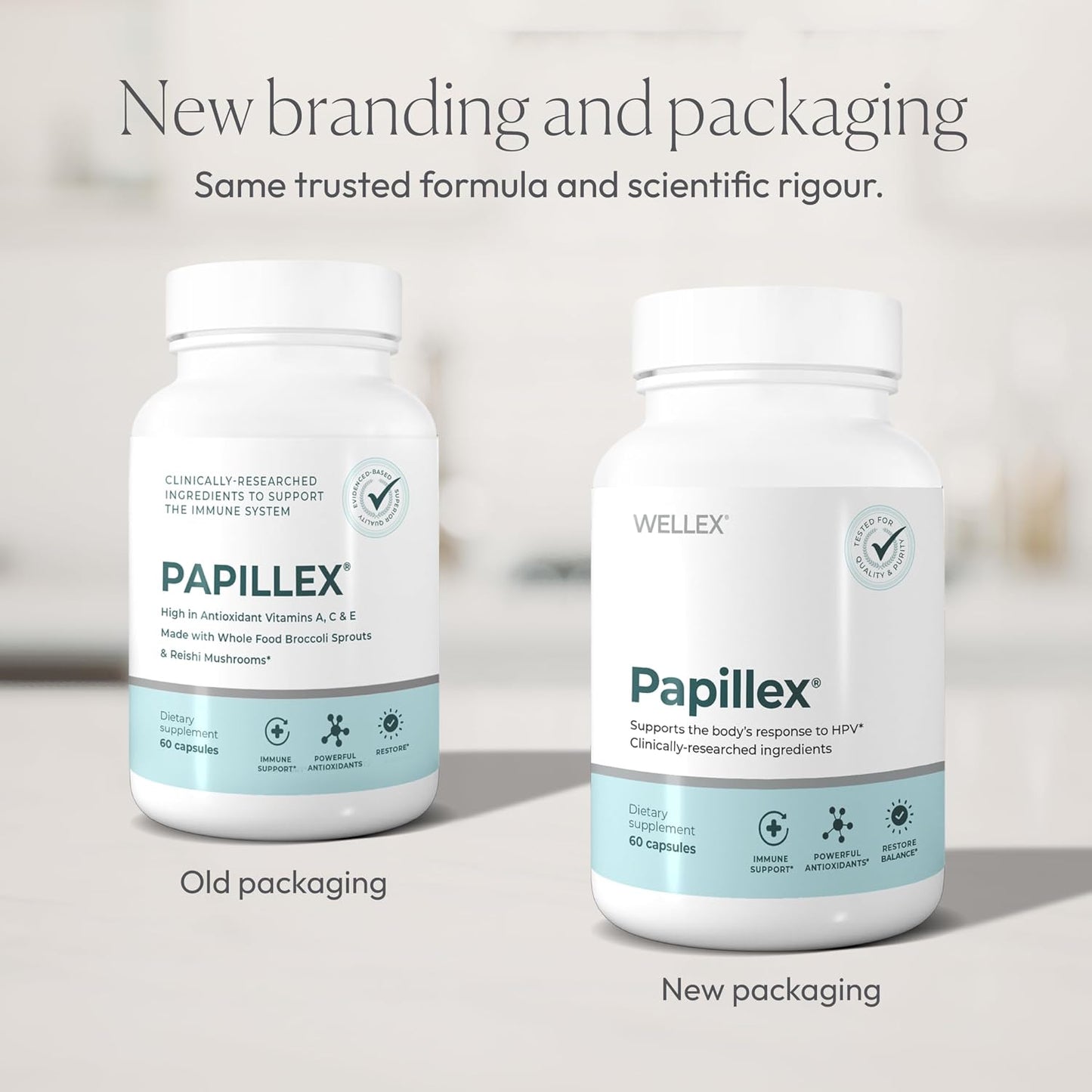 Papillex Dietary Supplement - Immune Support with Natural Ingredients - 60 Capsules - görsel 2