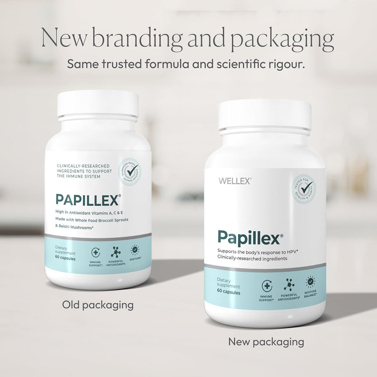 Papillex Dietary Supplement - Immune Support with Natural Ingredients - 60 Capsules - görsel 2