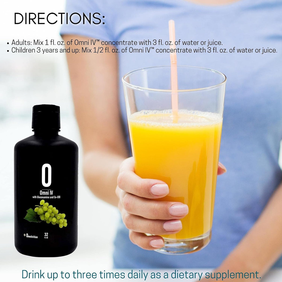 Omnitrition AM and PM Bundle – Omni IV Liquid Vitamin with Glucosamine & OmniTrim Nite Lite - görsel 3