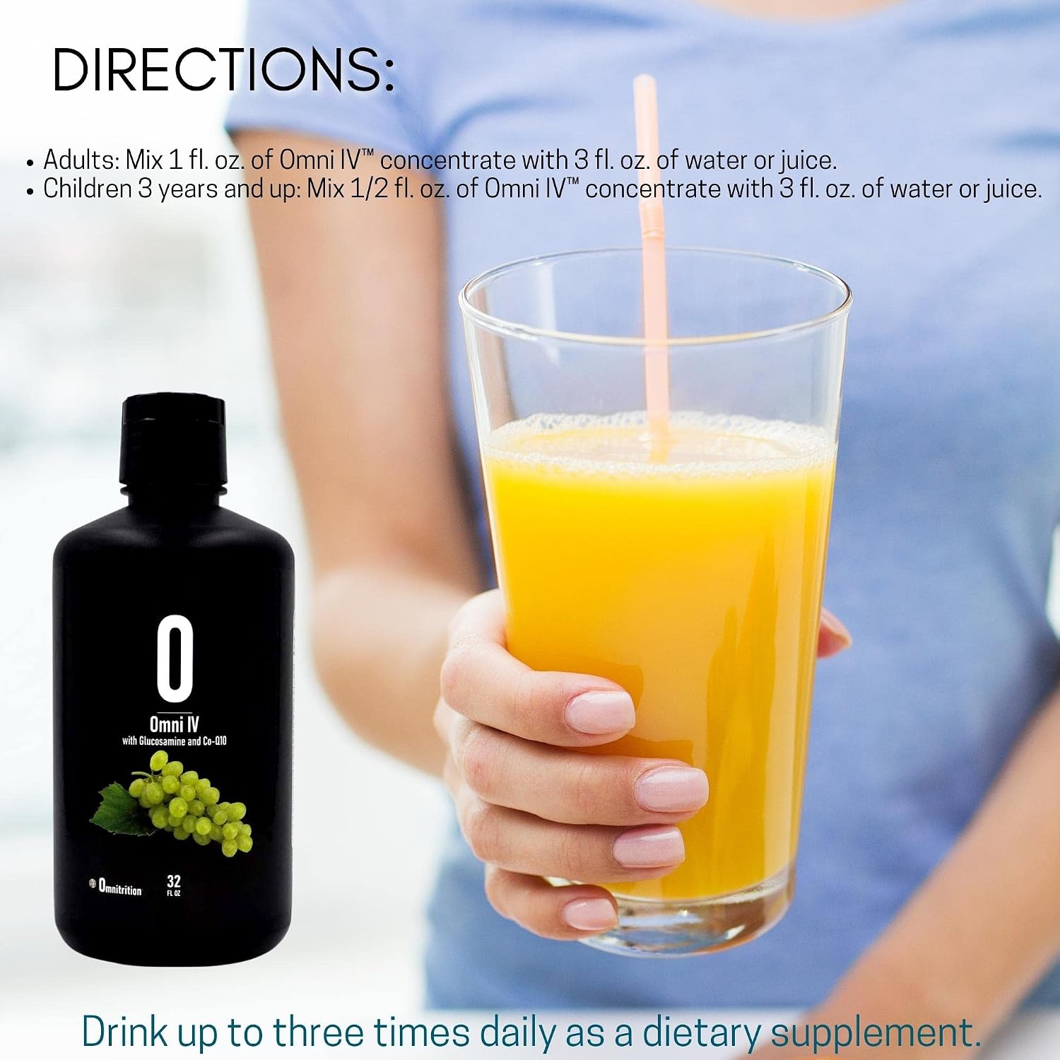 Omnitrition AM and PM Bundle – Omni IV Liquid Vitamin with Glucosamine & OmniTrim Nite Lite - görsel 3