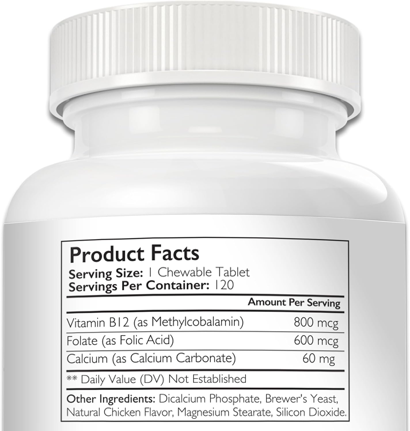 Nutrition Strength Vitamin B12 for Dogs Plus Folate & Calcium – 120 Chewable Tablets - görsel 9