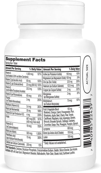 21st Century Wellify Men's Energy Multivitamins with Minerals, 65 Tablets