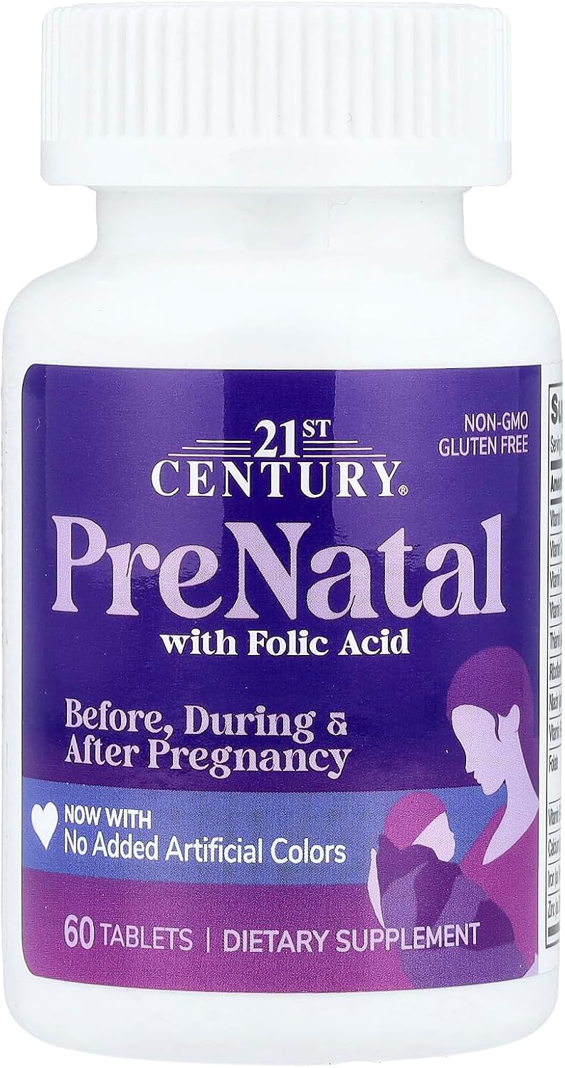 21st Century Antenatal Multivitamin Tablets, 60 Count - görsel 1