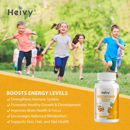 Heivy Children Multivitamin Chewable - 120 Tablets
