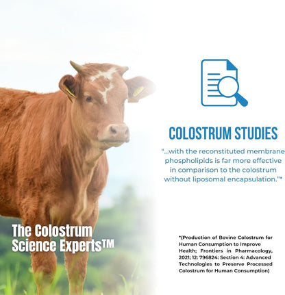 Sovereign Laboratories Colostrum-LD Liposomal Delivery Colostrum Powder, Gluten-Free, Lactose-Reduced, 454g (16 oz, 90 Servings)