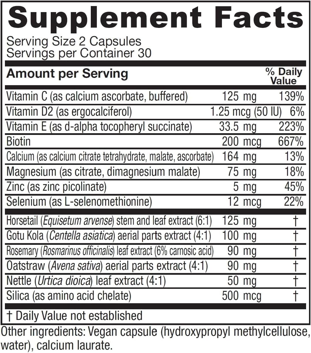 Vitanica Luminous - Hair, Skin & Nail Support Supplement, 60 Capsules - görsel 2