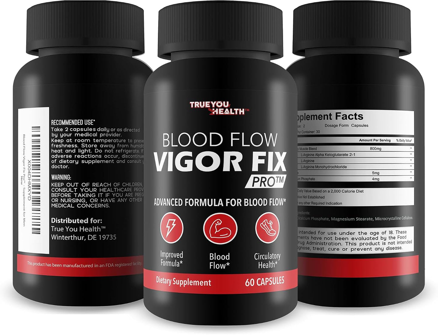 Blood Flow Vigour Fix Pro - Men's Blood Circulation Support - görsel 4
