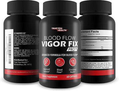Blood Flow Vigour Fix Pro - Men's Blood Circulation Support