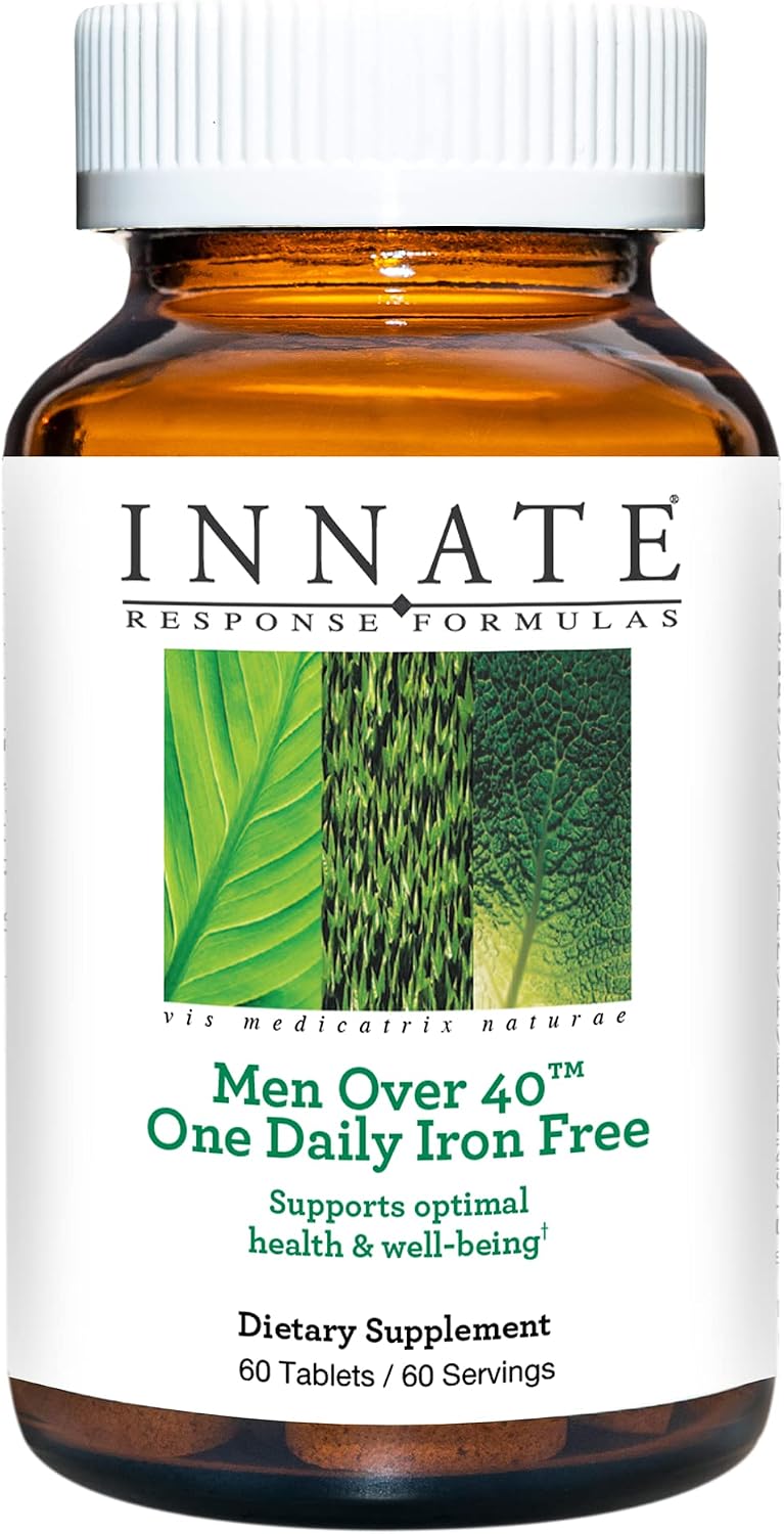 INNATE Response Formulae Men's Multivitamin Over 40 – Iron Free (60 Tablets) - görsel 1