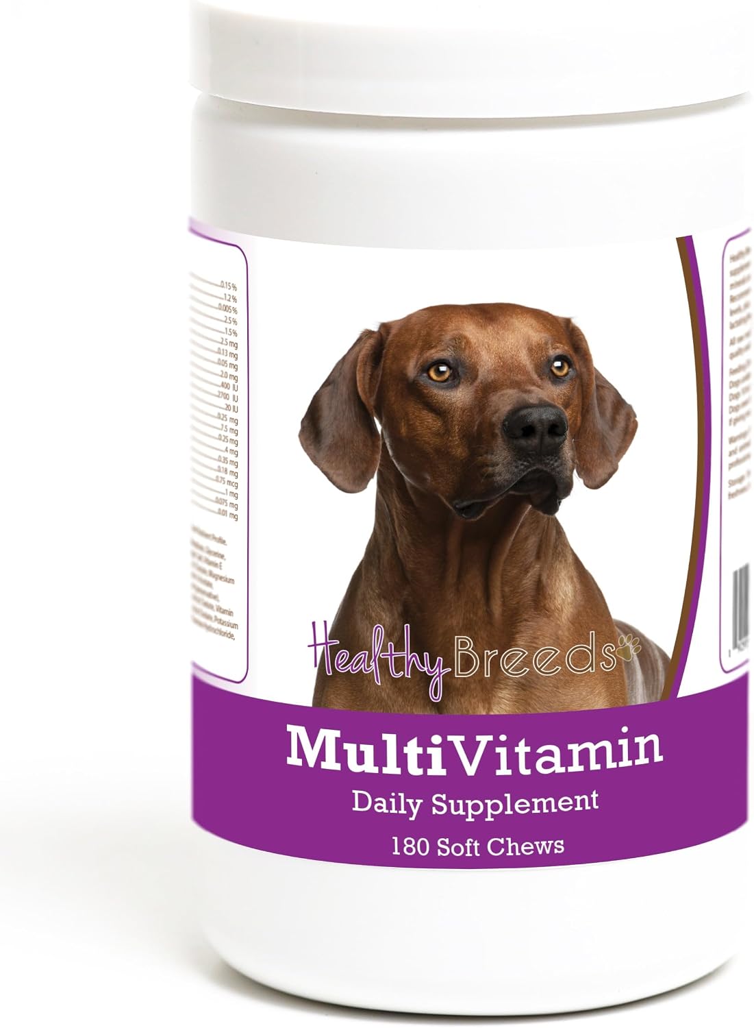 Healthy Breeds Rhodesian Ridgeback Multivitamin Soft Chews for Dogs 180 Count - görsel 1