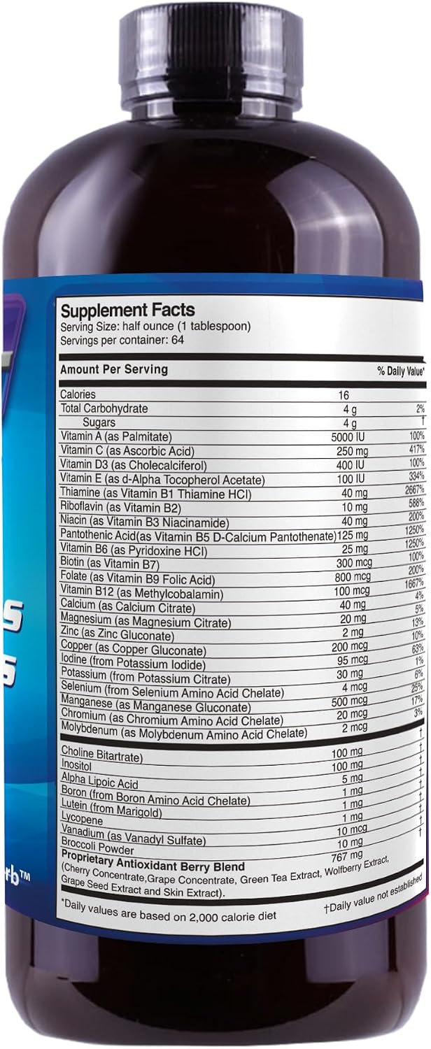 Liquid Mega MultiVitamins and Minerals 946ml - görsel 2