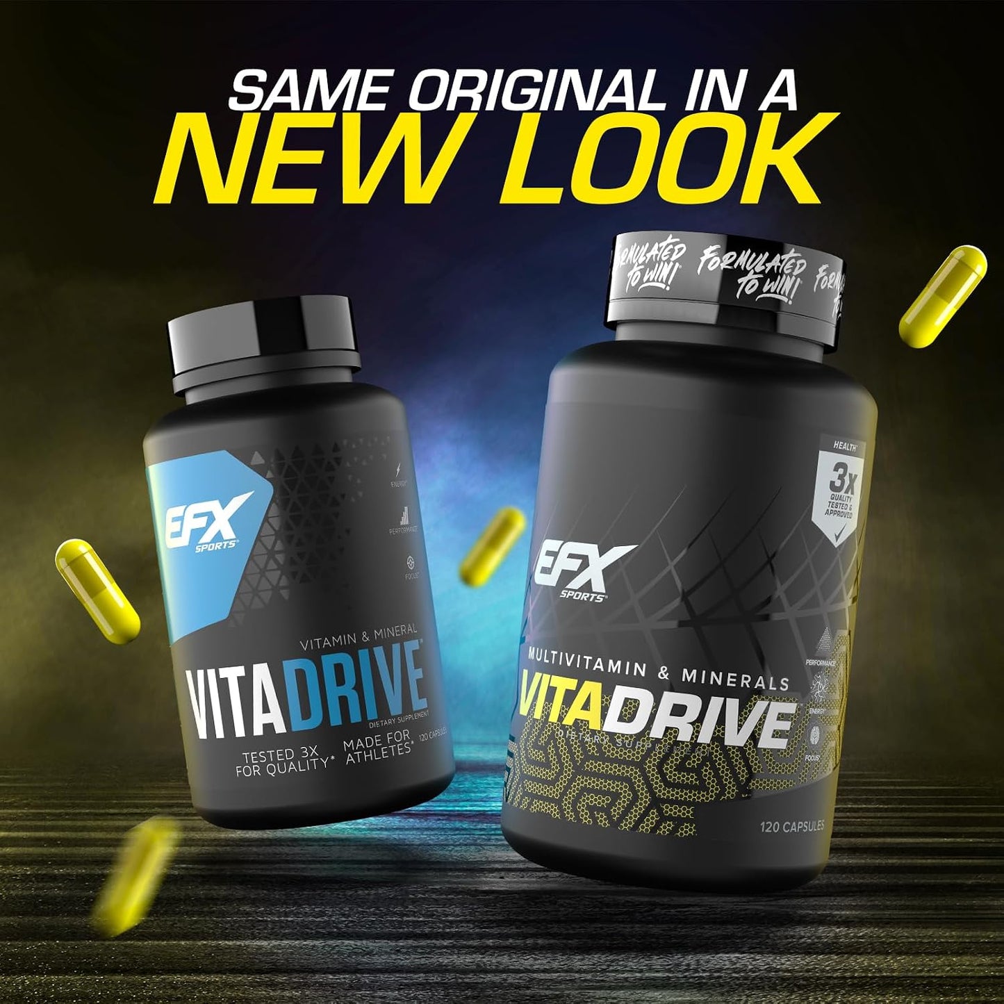 EFX Sports Vita Drive | Multivitamin for Athletes | 120 Capsules - görsel 2