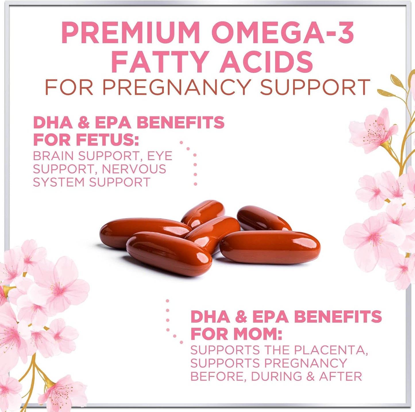 Hello Lovely! Prenatal Vitamins with Folic Acid, DHA and Iron – Daily Pregnancy Multivitamin (60 Softgels) - görsel 7