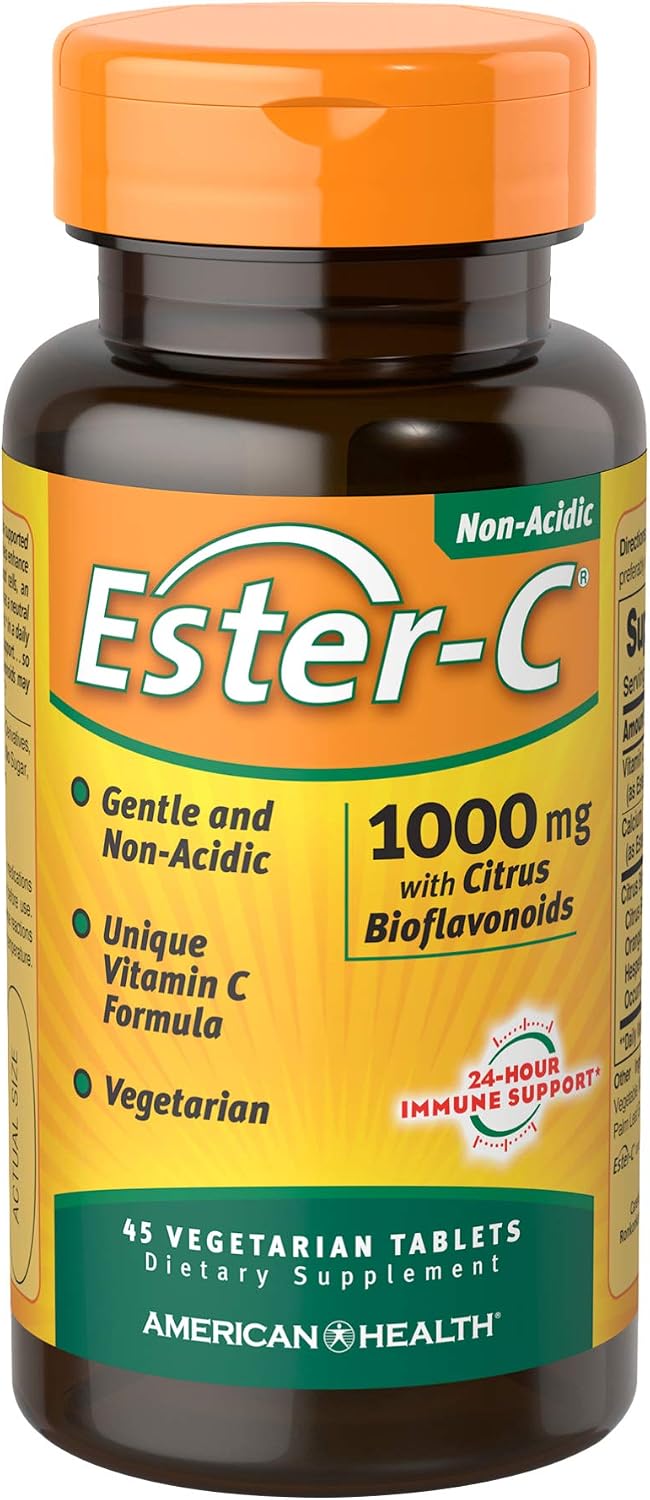 American Health Ester-C with Citrus Bioflavonoids – 1000 mg, 45 Tablets - görsel 1
