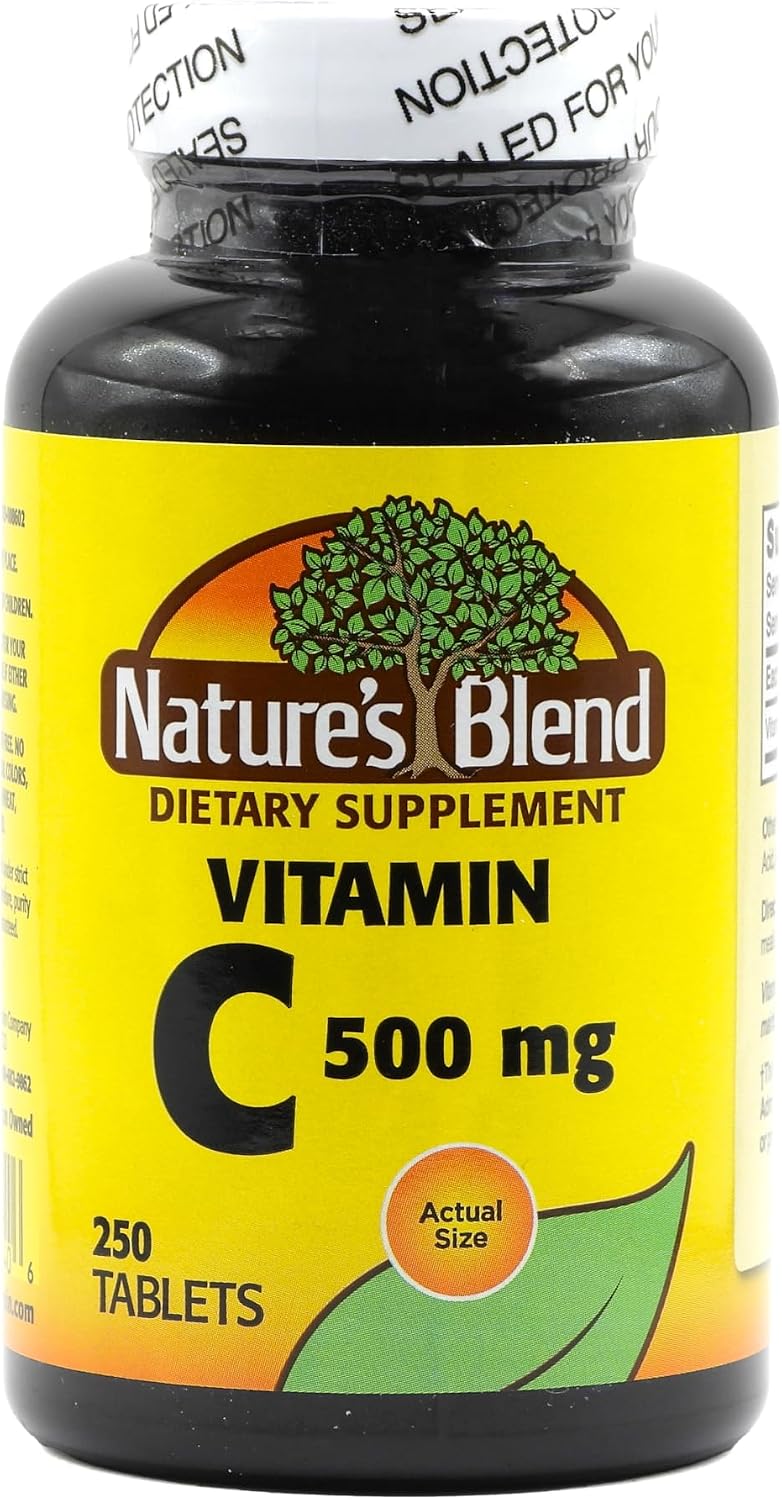 Nature's Blend Vitamin C 500 mg, 250 Tablets - görsel 1