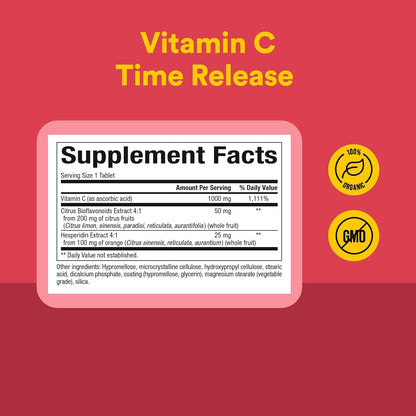 Natural Factors Vitamin C Slow Release – 1000 mg, 180 Tablets