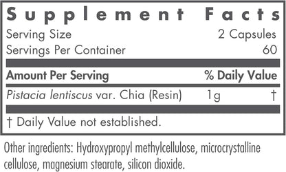 Allergy Research Group NutriCology Mastic Gum - 120 Capsules