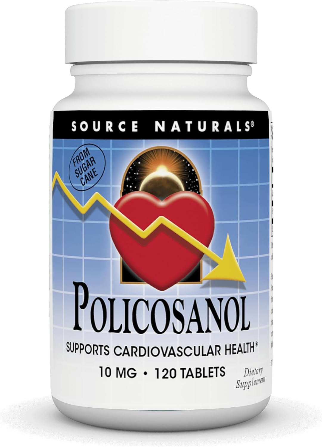 Source Naturals Policosanol, 10 mg, 120 Tablets - görsel 1