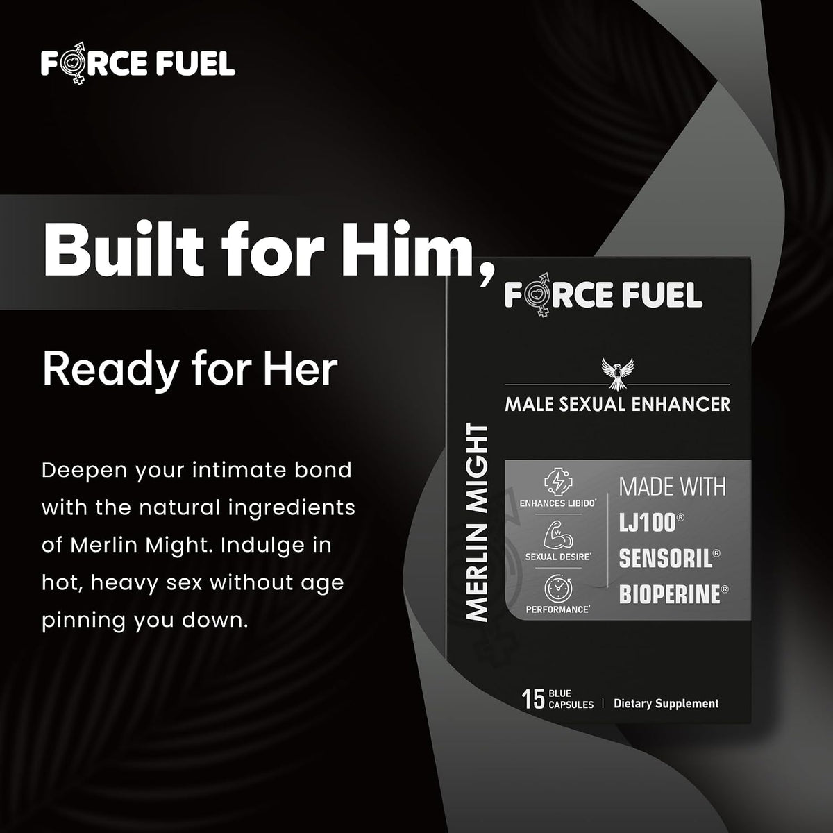 Merlin Might Male Enhancement Capsules – 15 Capsules - görsel 7