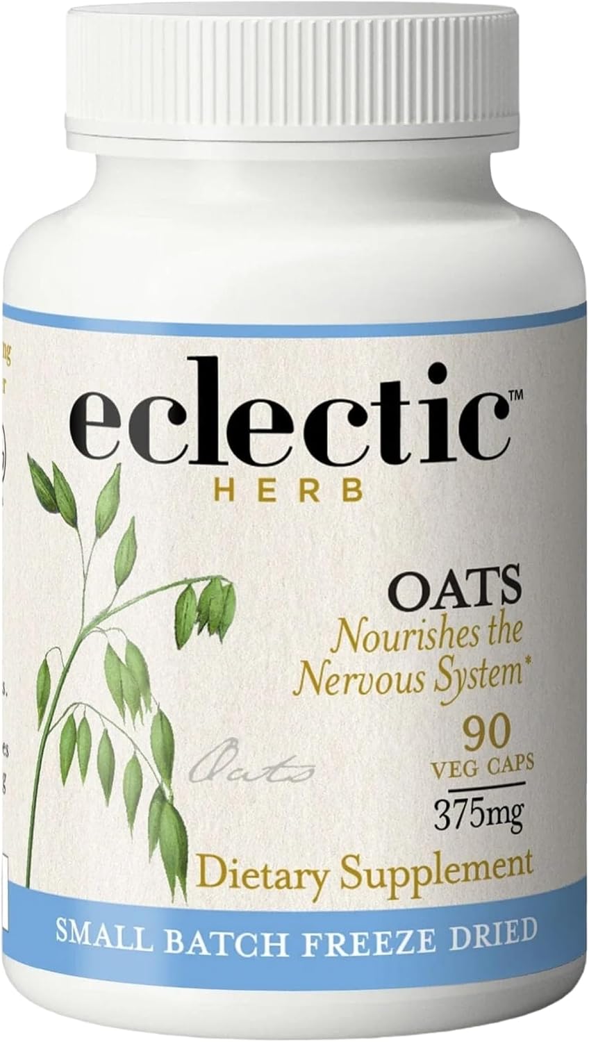 Organic Oats Capsules | Milky Green Oats Avena Sativa for Nervous System Support - görsel 1