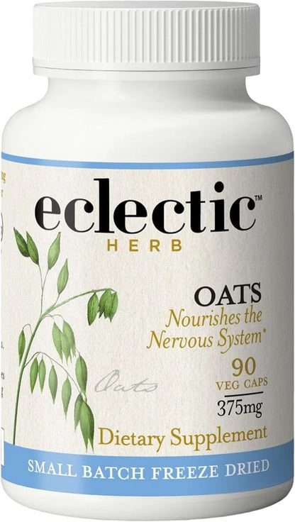 Organic Oats Capsules | Milky Green Oats Avena Sativa for Nervous System Support