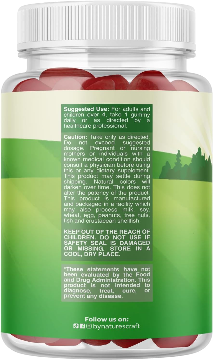 USDA Organic Probiotic Gummies for Children - Vegan Non-GMO Probiotic Gummy for Immunity and Digestive Health - Gentle 2.5B CFU Organic Probiotics - Strawberry Flavour, 60 Gummies (Pack of Two) - görsel 2