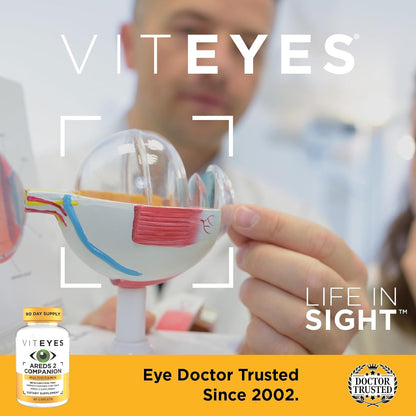 Viteyes Classic AREDS 2 Companion Beta-Carotene Free Multivitamin, 90 Caplets