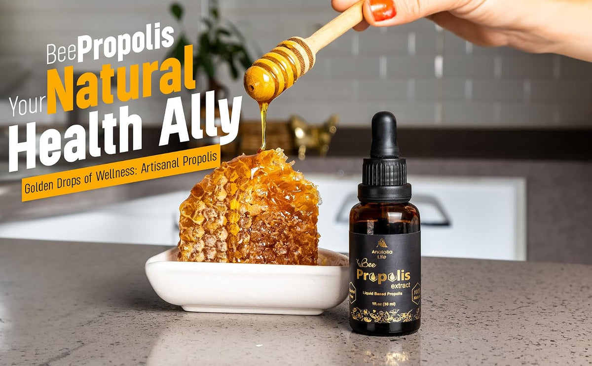 Natural Bee Propolis Extract – 30 ml Liquid Tincture, Immune Support, Non-GMO (3 Pack) - görsel 5